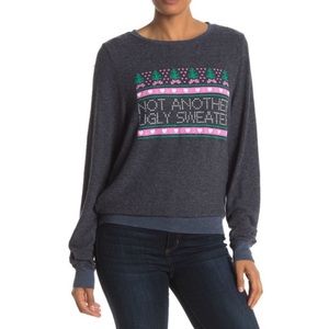 Wildfox "Not Another Ugly Sweater" Baggy Pullover Sweater